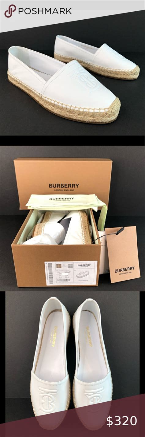 burberry monogram motif leather espadrilles|Burberry Espadrilles for Women .